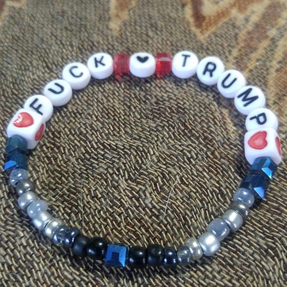 Fuck Trump 90's Style Bracelet - Picture 2 of 2